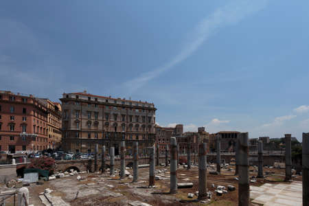 Trajan's Forum (Forum Traiani), Rome, Italyのeditorial素材