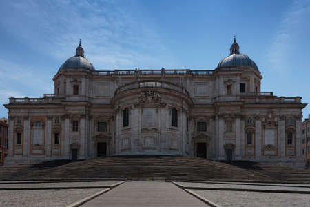 The Basilica di Santa Maria Maggiore (Basilica of Saint Mary Major) located in Piazza del Esquilino, Rome, Italyのeditorial素材