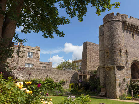 Lewes Castle, Lewes, East Sussex, Englandのeditorial素材