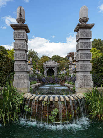 Arundel castle gardens, Arundel, West Sussex, Englandのeditorial素材
