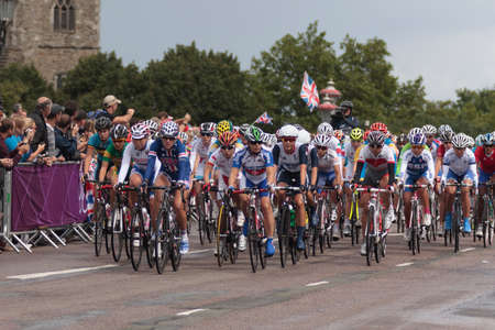 2012 Olympic Cycling, Women's Road Race, Putney Bridge, London, England, United Kingdom