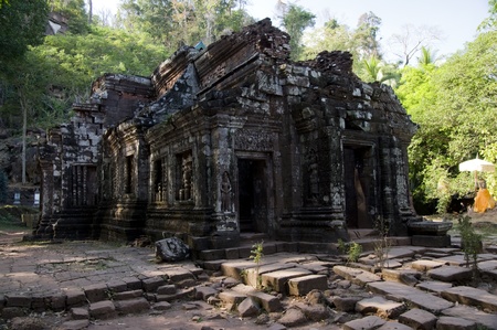 Wat Phu, Champasak, Laoの写真素材