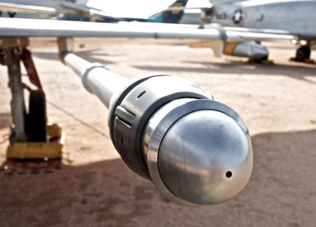 Fighter refueling boomの写真素材