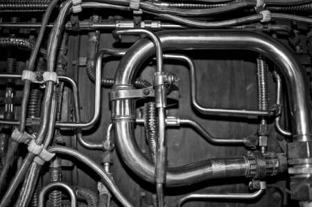Pipes in the jet engine