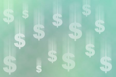 Money Falling from the Sky Concept Backgroundの写真素材