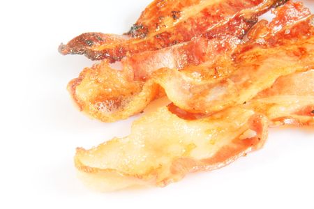 Bacon the famous artery clogging heart attack inducing foodの写真素材