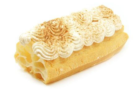 Cream Cake Dessert with Special Icing and Cake Base