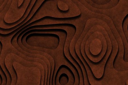Chocolate Frosted Cake Abstract Background in Brownの写真素材