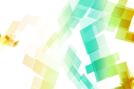 Rainbow Data Blocks Falling Abstract