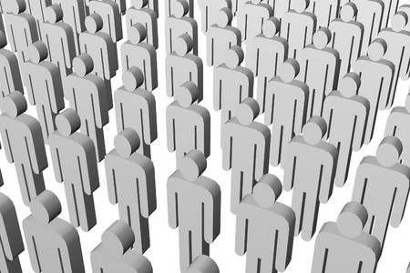 Workers Human Resources Task Force On Whiteの写真素材