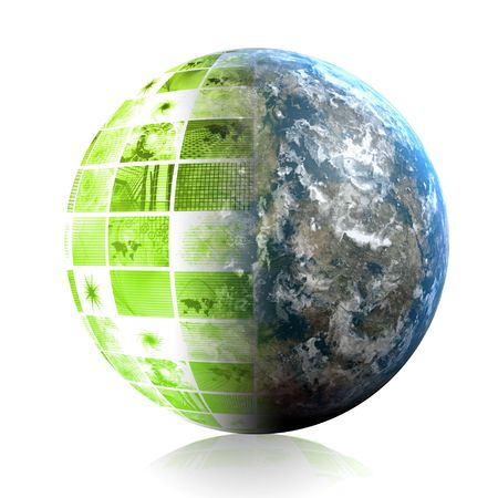Green Creative Design Element Corporate Clip Artの写真素材