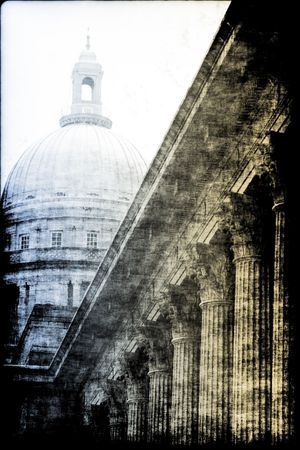 Stability of Law, Order and Justice Abstract Backgroundの写真素材