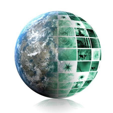 Global World Business Abstract as a Backgroundの写真素材