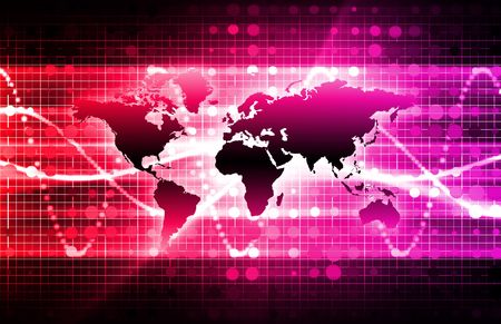 Information Technology Graph as a Art Backgroundの写真素材