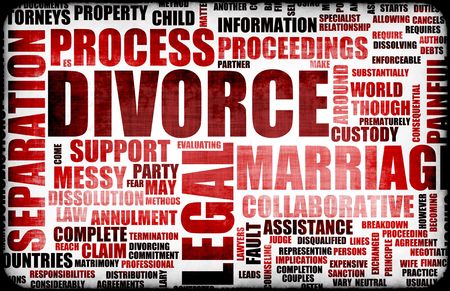Divorce Marriage Process and the Ugly Truthの写真素材
