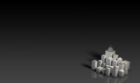 Premium Property Background in 3d Art Abstractの写真素材