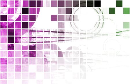Purple Medical Science Technology as a Art の写真素材