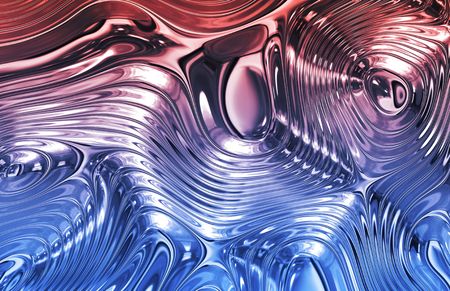 Blue Red Liquid Metal Wild Clean Backgroundの写真素材
