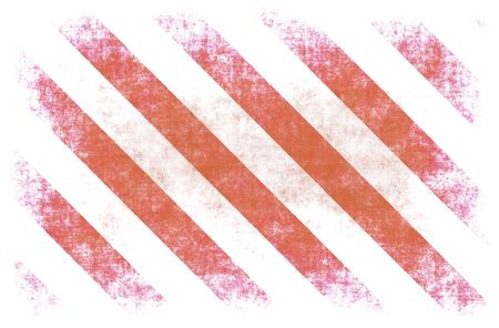 Red White Hazard Stripes as Grunge Backgroundの写真素材