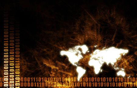A Global Business Abstract Background Art Textureの写真素材