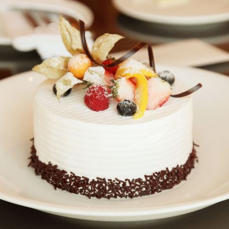 Hotel Cake in a Cooking Baking Course Classの写真素材