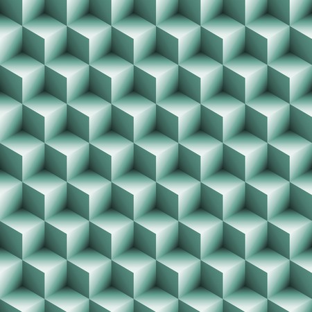 Seamless Blocks Background Art in 3d Cubeの写真素材