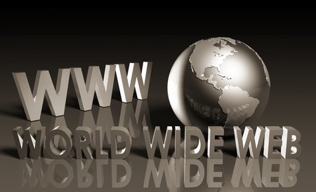 WWW World Wide Web 3d as Conceptの写真素材