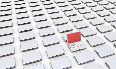 Virus Infected PC Warning Alert on Notebookの写真素材