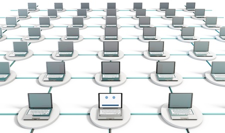 Network Security With Internet Data as Conceptの写真素材