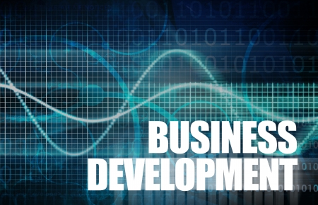 Business Development in a Company Strategy Artの写真素材