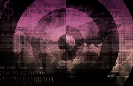 Information Technology or IT Infotech as a Artの写真素材