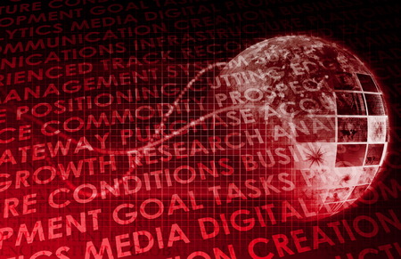 Business Solutions for Technology Expertise as Artの写真素材