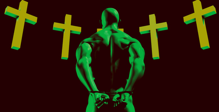Religious Transformation to Christianity as a Conceptの写真素材
