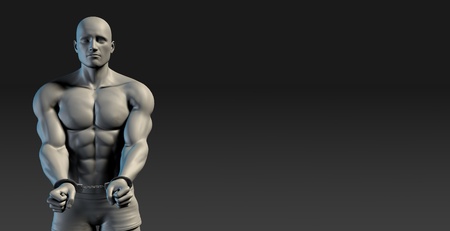 Arrested Man in Handcuffs with Hands Behind Backの写真素材