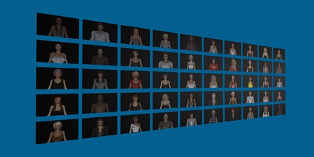 Social Media Diversity as a Technology Conceptの写真素材