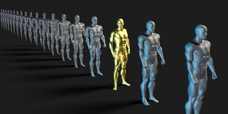 Leadership in Business and a Leader in Management Skillsの写真素材