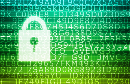 Security System Software and Technology Surveillance as Artの写真素材