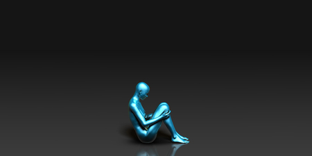 Yoga Class, the Fetal Comfort Basic Pose Stanceの写真素材