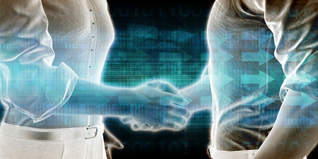 Successful Partnership and Business Collaboration as Conceptの写真素材