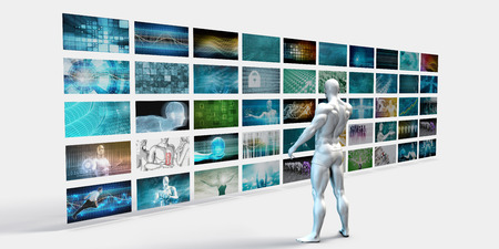 Video Marketing Analytics and Analysis Technology Concept