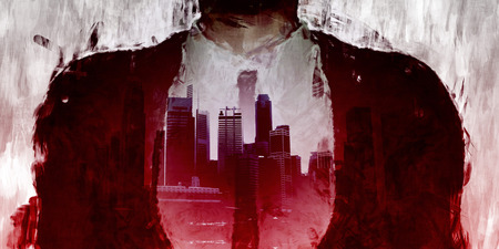 Entrepreneur in the City Looking for Fundingの写真素材