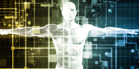 Concept for New Technology Corporate Business Development Artの写真素材