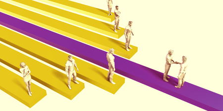 Secure or Win a Contract Project as a Business Conceptの写真素材