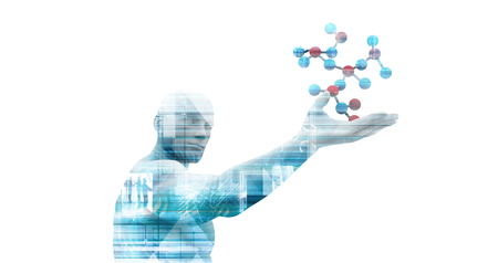 Research and Development Science Illustration as a Artの写真素材