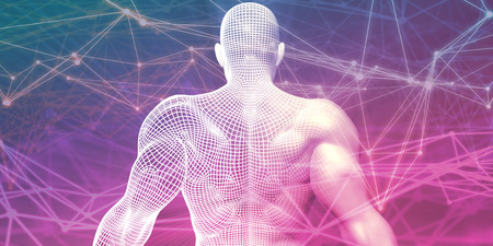 Internet Concept with Exploring Online as Backgroundの写真素材