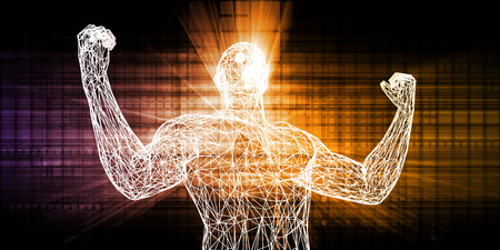 Business Intelligence from Data Analysis in 3dの写真素材