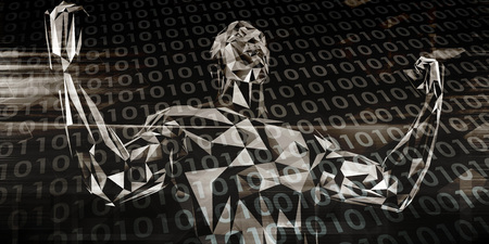 Management Solution Abstract as a Business Concept Artの写真素材