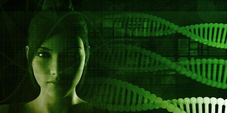 Medical Technology and Healthcare Software Solutions Backgroundの写真素材