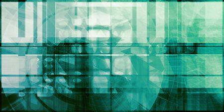 Network Engineering and Computer Technology Hardware Concept Abstractの写真素材