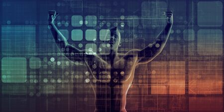 Sports Abstract Background and Education as a Conceptの写真素材
